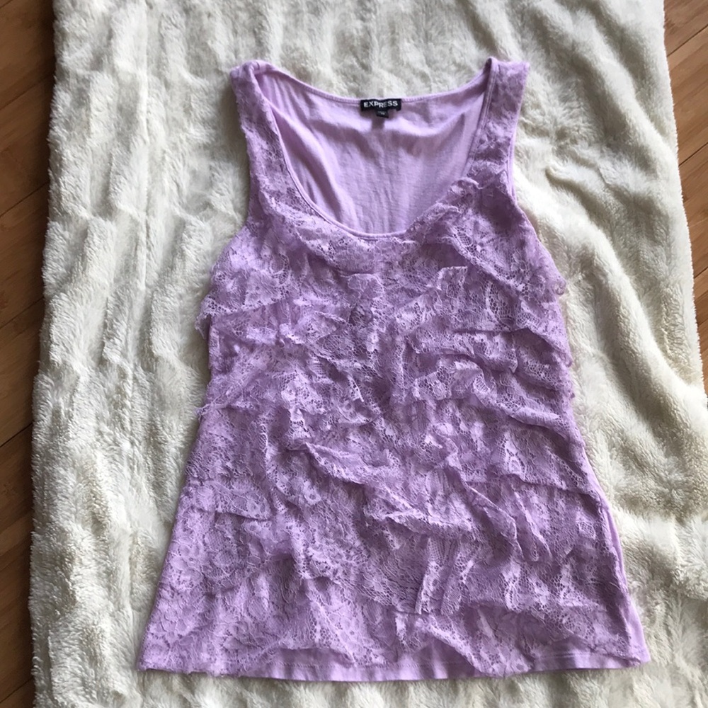 Lace Embellished Tank